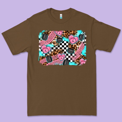 Race Day Background Premium Tee Designed By Adodesignshop