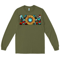 Army Green mom Long Sleeve Tee - JahusDesignShop