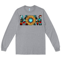 Heather Grey mom Long Sleeve Tee - JahusDesignShop