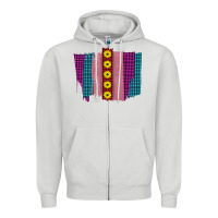Dove Grey Western Farm Life Sunflower Brush Strokes Zipper Hoodie - Bettercallsaul