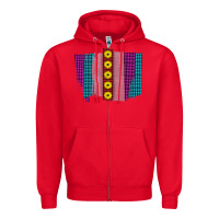Red Western Farm Life Sunflower Brush Strokes Zipper Hoodie - Bettercallsaul