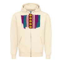 Sandshell Western Farm Life Sunflower Brush Strokes Zipper Hoodie - Bettercallsaul