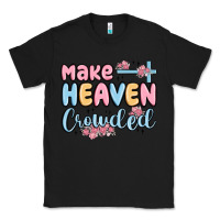 Black make heaven crowded Classic Tee - MaliasSmallBusiness