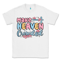 White make heaven crowded Classic Tee - MaliasSmallBusiness