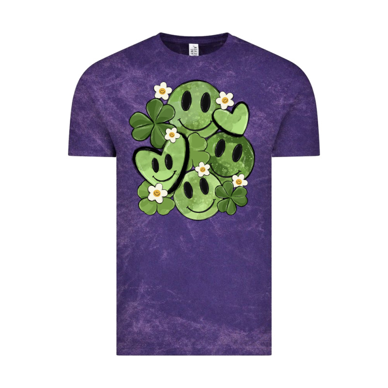 St. Patrick's Day Green Smile Vintage Tee by MaliasSmallBusiness | Teevron