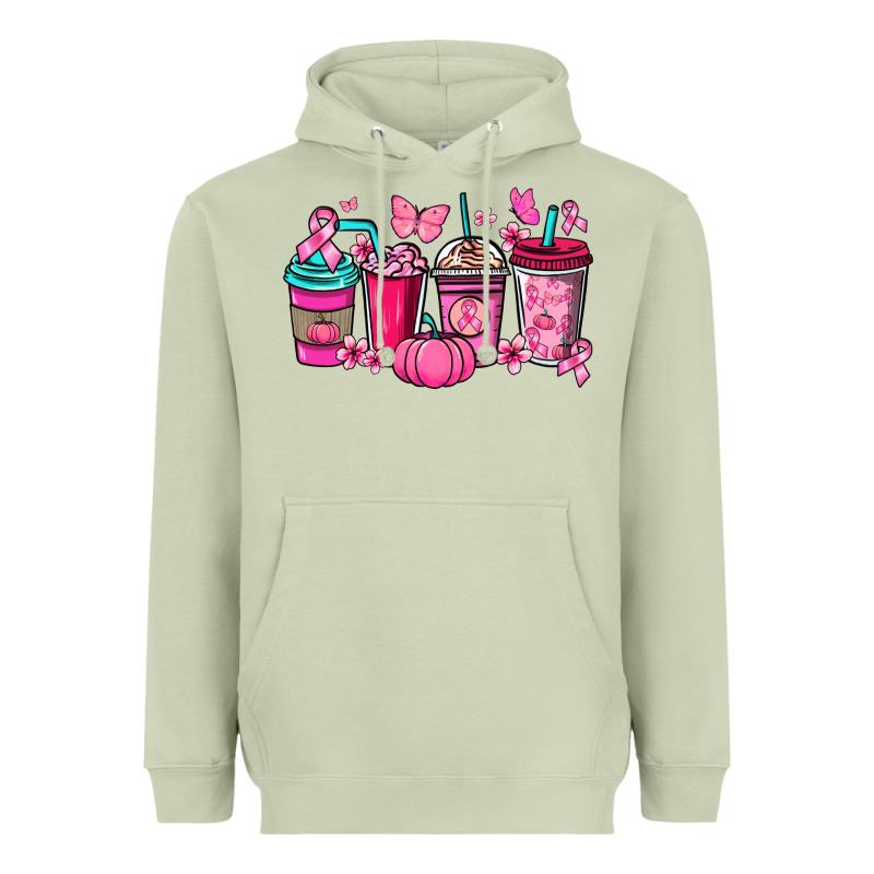 Cancer Coffee Cups Cancer Awareness Heavyweight Hoodie by HowdyJamesFarm | Teevron