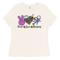 Bone peace love nursing Ladies Tee - CowhideDigitalArt