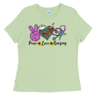 Matcha peace love nursing Ladies Tee - CowhideDigitalArt