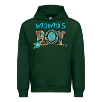 Forest Green Mama's boy Mother's Day Urban Hoodie - FaDigitalArtStudio