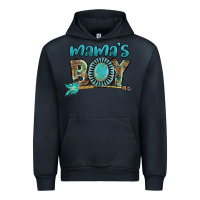 Navy Mama's boy Mother's Day Urban Hoodie - FaDigitalArtStudio