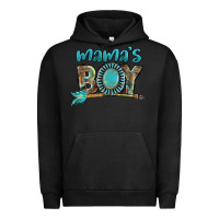 Pigment Black Mama's boy Mother's Day Urban Hoodie - FaDigitalArtStudio