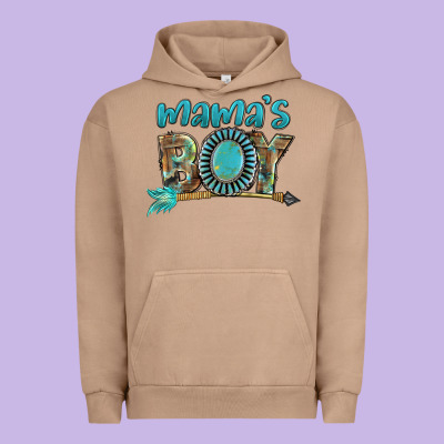 Mama's Boy Mother's Day Urban Hoodie Designed By Fadigitalartstudio