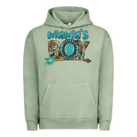 Pigment Oil Green Mama's boy Mother's Day Urban Hoodie - FaDigitalArtStudio