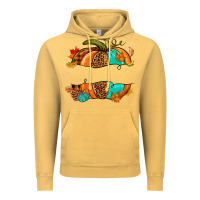 Vintage Mustard custom pumpkin name Vintage Hoodie - NancyCooperArtShop