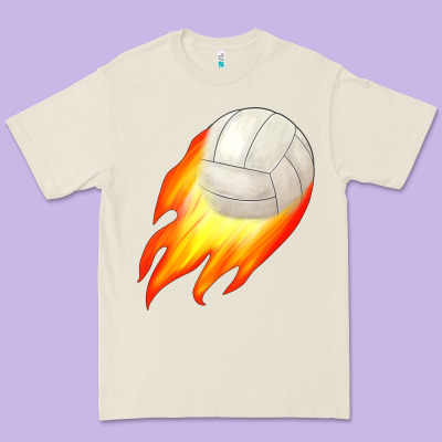Volleyball Premium Tee Designed By Jahusdesignshop