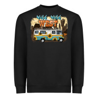 Black wild wild west Heavyweight Sweatshirt - NancyCooperArtShop
