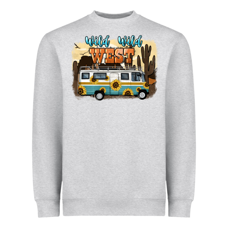 Wild Wild West Heavyweight Sweatshirt by NancyCooperArtShop | Teevron