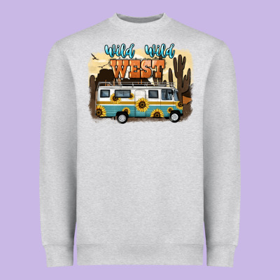 Wild Wild West Heavyweight Sweatshirt Designed By Nancycooperartshop