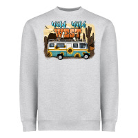 Heather Grey wild wild west Heavyweight Sweatshirt - NancyCooperArtShop
