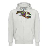 Dove Grey mardi gras lobster Zipper Hoodie - RanaPortraitStore