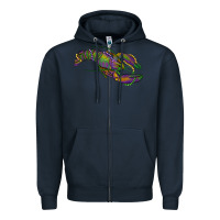 Navy mardi gras lobster Zipper Hoodie - RanaPortraitStore