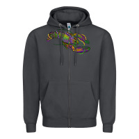 Smoke mardi gras lobster Zipper Hoodie - RanaPortraitStore
