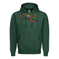 Sports Green mardi gras lobster Zipper Hoodie - RanaPortraitStore