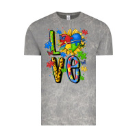 Cloud Rock autism love Vintage Tee - MaliasSmallBusiness