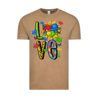Vintage Coffee autism love Vintage Tee - MaliasSmallBusiness