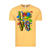 Vintage Mustard autism love Vintage Tee - MaliasSmallBusiness