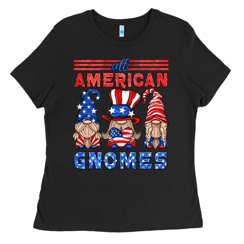 All American Gnomes Ladies Tee by HRA Design Shop | Teevron