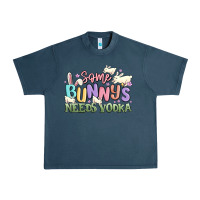 Midnight Navy some bunnys needs vodka Urban Heavy Tee - MaliasSmallBusiness