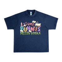 Navy some bunnys needs vodka Urban Heavy Tee - MaliasSmallBusiness