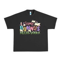 Pigment Black some bunnys needs vodka Urban Heavy Tee - MaliasSmallBusiness