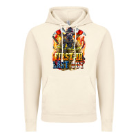 Vintage Artic First In last Out American Firefighter Vintage Hoodie - LillyAllenDesigns