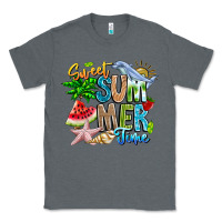 Charcoal Heather summer time Classic Tee - CowhideDigitalArt