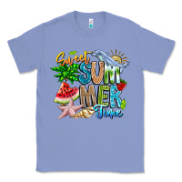 Colony Blue summer time Classic Tee - CowhideDigitalArt