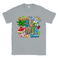 Heather Grey summer time Classic Tee - CowhideDigitalArt