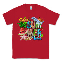 Red summer time Classic Tee - CowhideDigitalArt