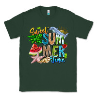 Sports Green summer time Classic Tee - CowhideDigitalArt