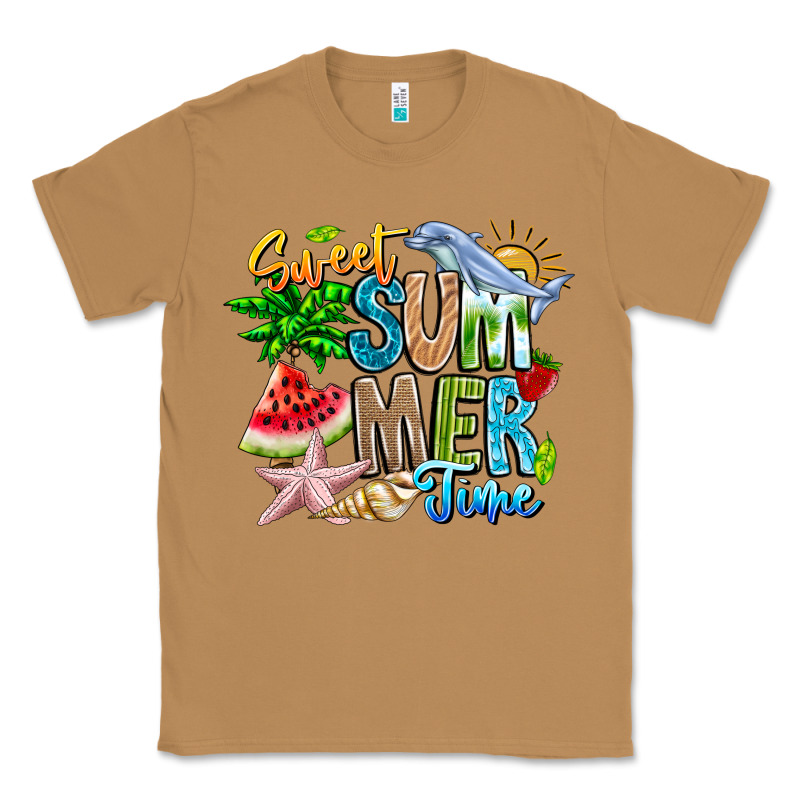 Summer Time Classic Tee by CowhideDigitalArt | Teevron
