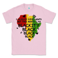 Bubblegum Pink black black blackity Classic Tee - MaliasSmallBusiness