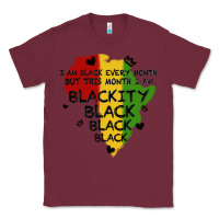 Burgundy black black blackity Classic Tee - MaliasSmallBusiness