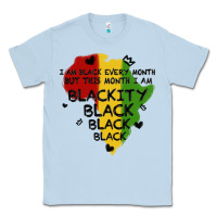 Dusty Blue black black blackity Classic Tee - MaliasSmallBusiness