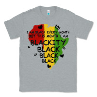 Heather Grey black black blackity Classic Tee - MaliasSmallBusiness