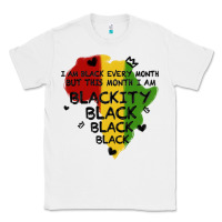 White black black blackity Classic Tee - MaliasSmallBusiness