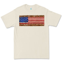 Bone usa flag leopard Premium Tee - JahusDesignShop