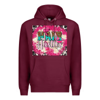 Burgundy hair hustler with elements Premium Hoodie - TumblerDesignByShophia