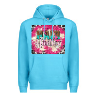 Ocean Blue hair hustler with elements Premium Hoodie - TumblerDesignByShophia