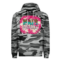 Slate Camo hair hustler with elements Premium Hoodie - TumblerDesignByShophia